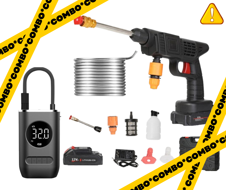 Hidrolavadora 2 Bat mas Compresor Portat